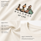 Balance of Life Minimal Graphic T-Shirt | Premium Cotton Unisex Tee
