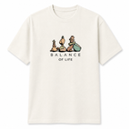 Balance of Life Minimal Graphic T-Shirt | Premium Cotton Unisex Tee