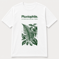 Pluviophile Aesthetic Botanical T-Shirt – Minimal Nature Graphic Tee (Unisex)