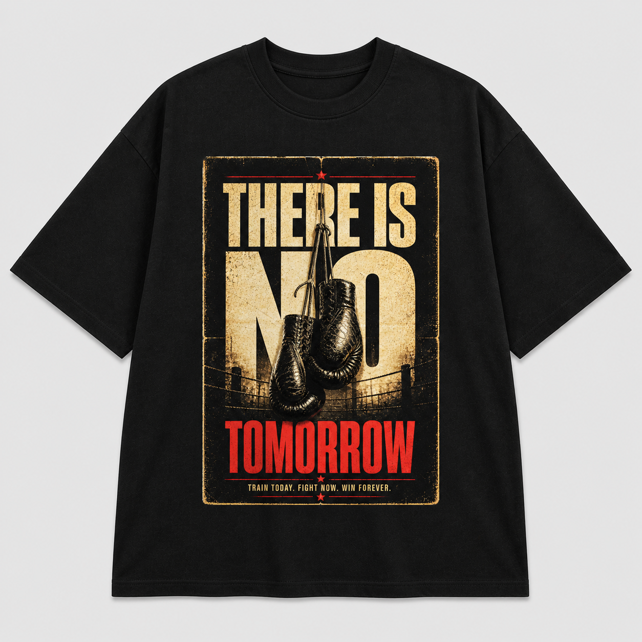 No Tomorrow Oversized Gym T-Shirt | Premium 240 GSM Streetwear