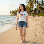 Out of Office Summer T-Shirt for Men | Beach Graphic Tee India | TeeHaus
