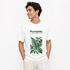 Pluviophile Aesthetic Botanical T-Shirt – Minimal Nature Graphic Tee (Unisex)