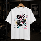 REPS & CHAOS Graphic Gym T-Shirt