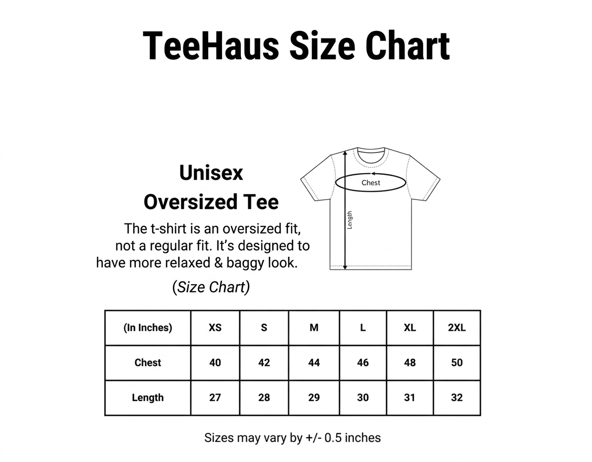 Himalayan Oversized T-Shirt for Men | Back Print Mountain Tee India – TeeHaus