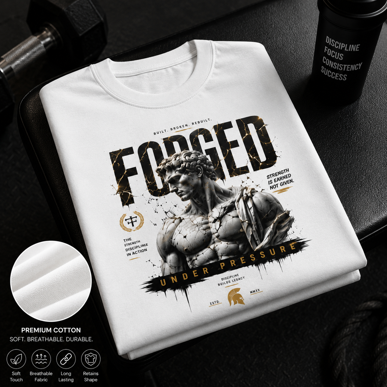 FORGED UNDER PRESSURE Gym T-Shirt