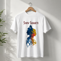 Shiv Shakti Unisex T-Shirt | Spiritual Couple Graphic Tee | Premium Cotton Round Neck T-Shirt